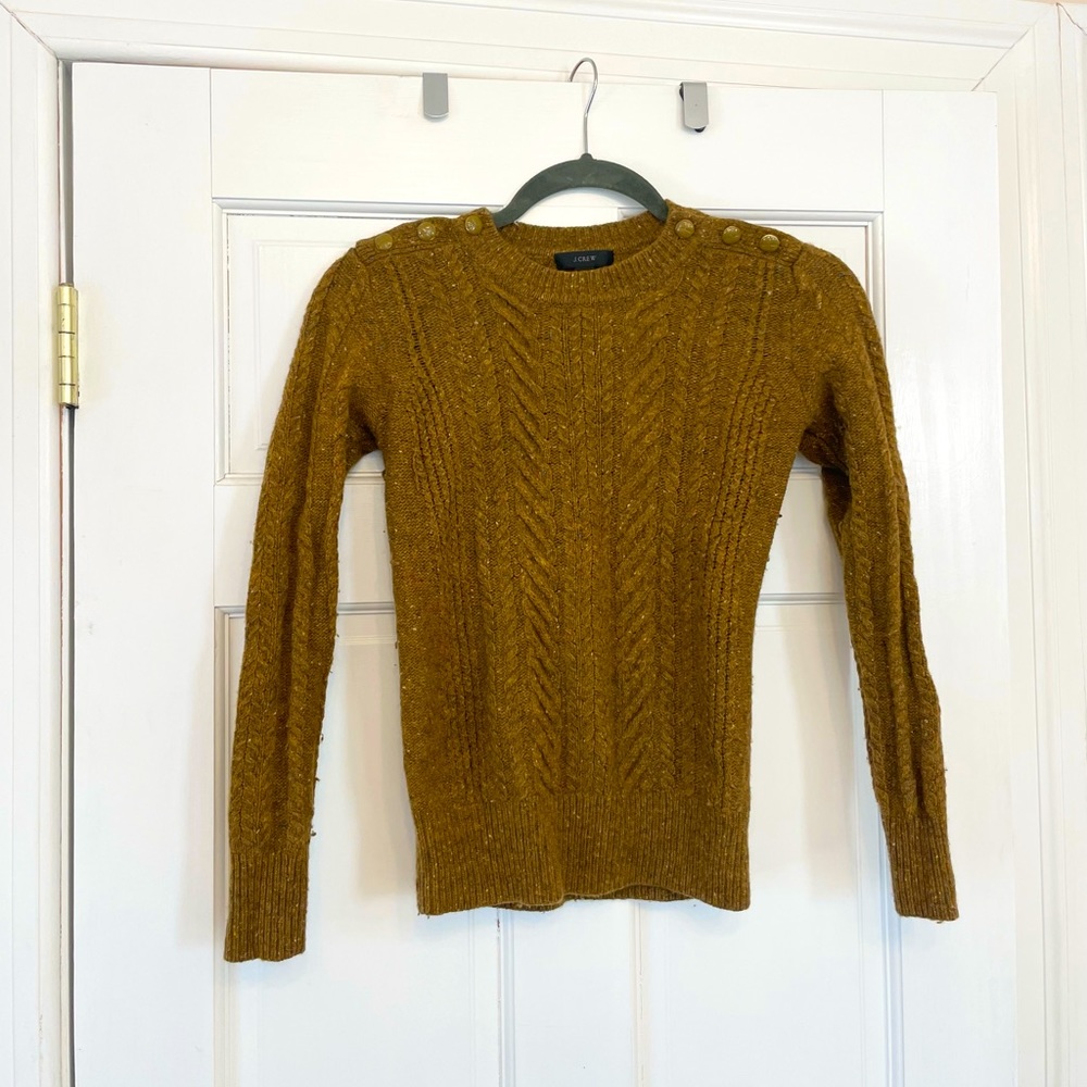 Rust J Crew Sweater XXS
